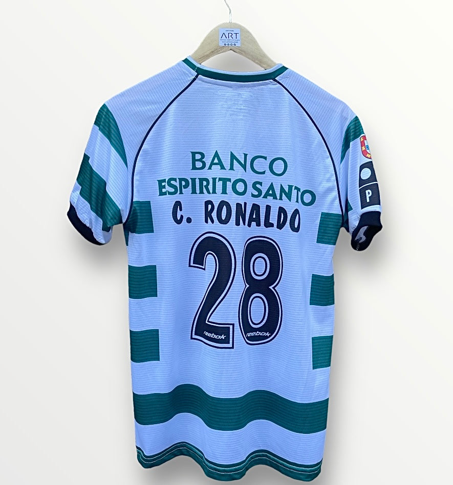 Maillot SPORTING LISBONNE Domicile 2002/2003 C.RONALDO